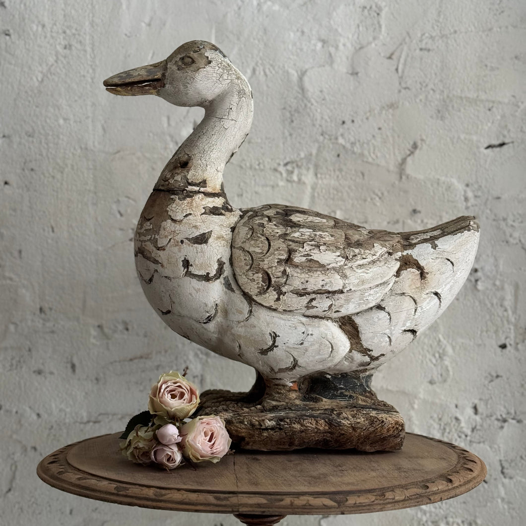 19th Century French Wooden Goose