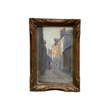 Load image into Gallery viewer, Late 19th Century French Oil Painting of Rue Saint-Pavin de la Cité, Vieux Mans, Le Mans