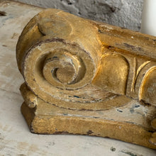Load image into Gallery viewer, Early 19th Century French Gilt Architectural Fragment Candleholder