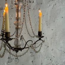Load image into Gallery viewer, Late 19th Century French 3-Arm Candle Chandelier