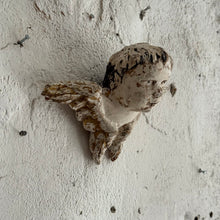 Load image into Gallery viewer, 19th Century French Carved Polychrome Cherub Wall Fragment