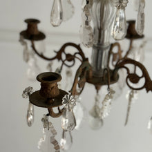 Load image into Gallery viewer, Late 19th Century French 4-Arm Candle Chandelier