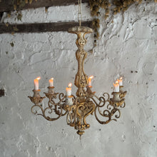 Load image into Gallery viewer, Late 19th Century Italian Candle Chandelier