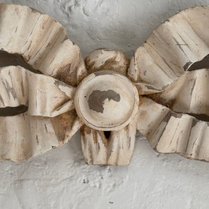 19th Century French Carved Wooden Bow