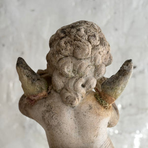 Late 19th Century French Putti Statue On Plinth