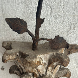Late 18th Century French Wood/Iron Fragment