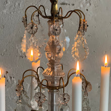 Load image into Gallery viewer, Late 19th Century French 4-Arm Candle Chandelier