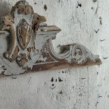 Load image into Gallery viewer, Late 19th Century French Wooden Pediment