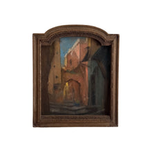 Load image into Gallery viewer, Late 19th-Century Pastel of a Mediterranean Street Scene