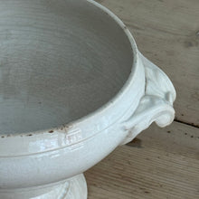 Load image into Gallery viewer, French Opaque De Sarreguemines Ironstone Soupière Base with Acanthus Decoration