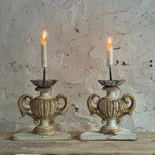 Load image into Gallery viewer, Pair Of Early 19th Century Italian Candlesticks