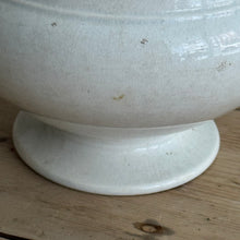 Load image into Gallery viewer, French Opaque De Sarreguemines Ironstone Soupière Base with Acanthus Leaf Decoration