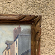 Load image into Gallery viewer, Late 19th Century French Oil Painting of Rue Saint-Pavin de la Cité, Vieux Mans, Le Mans