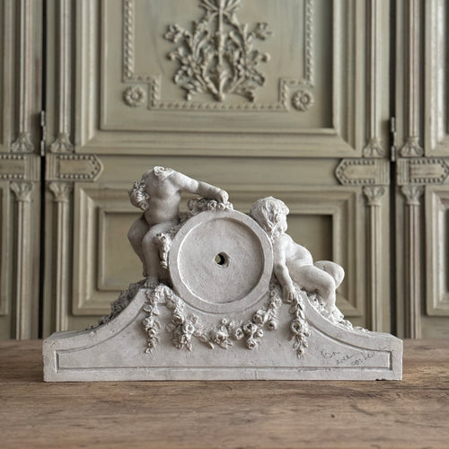 19th Century French Plaster Clock Sample