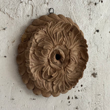 Load image into Gallery viewer, Late 19th Century French Wooden Ceiling Rose