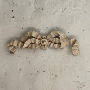19th Century French Carved Wooden Bow