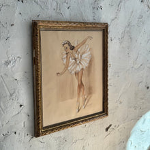 Load image into Gallery viewer, Late 19th Century French Ballerina Pencil Drawing