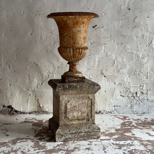 Early 19th Century French Cast Iron Parisian Urn