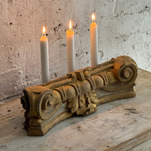 Load image into Gallery viewer, Early 19th Century French Gilt Architectural Fragment Candleholder