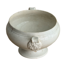 Load image into Gallery viewer, French Opaque De Sarreguemines Ironstone Soupière Base with Acanthus Leaf Decoration