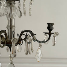 Load image into Gallery viewer, Late 19th Century French 3-Arm Candle Chandelier