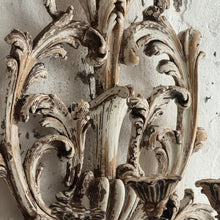 Load image into Gallery viewer, Late 19th Century Italian Wooden Candle Appliqué