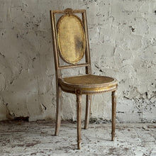 Load image into Gallery viewer, Late 19th Century French Giltwood Bedroom Chair
