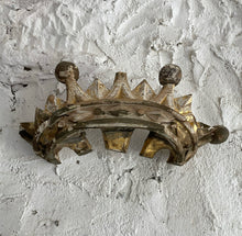 Load image into Gallery viewer, Late 18th Century French Carved Wood Crown