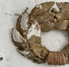 Load image into Gallery viewer, Early 19th Century French Bois Dore Wreath