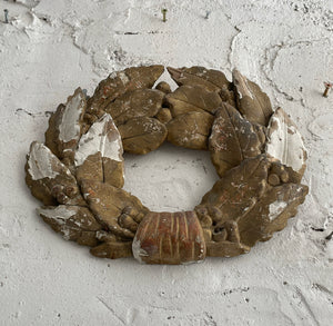 Early 19th Century French Bois Dore Wreath