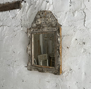 Late 18th Century French Silver Gilt Mirror