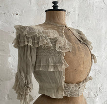 Load image into Gallery viewer, 19th Century French Lace Caraco/Bodice