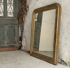 19th Century French Gilt Louis Philippe Mirror