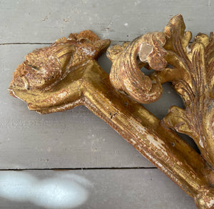 Early 19th Century French Gilt Fragment