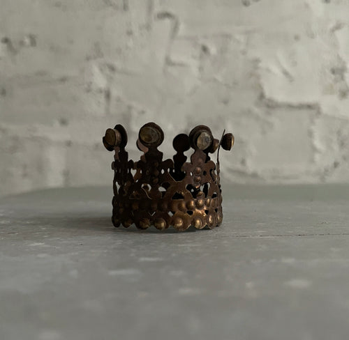 Antique Gold French Crown XIII