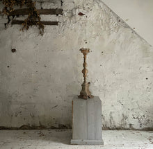 Load image into Gallery viewer, Late 18th Century French Carved Wood Candlestick