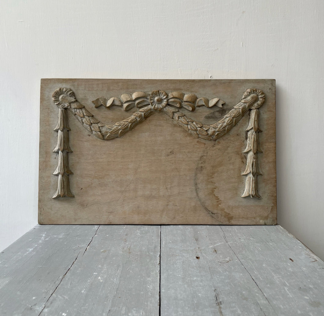 Late 19th Century French Carved Plaque