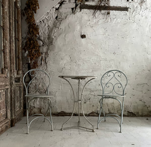 Early 19th Century Rustic French Bistro Set