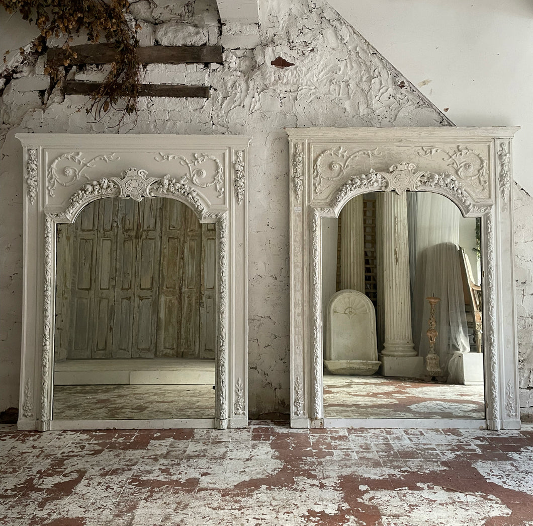 Pair Of Early 19th Century French Trumeau Mirrors
