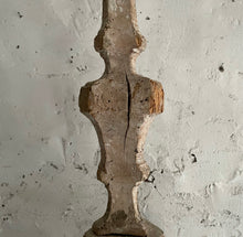 Load image into Gallery viewer, Late 18th Century French Carved Wood Candlestick