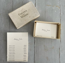 Load image into Gallery viewer, Vintage French Visiting Cards