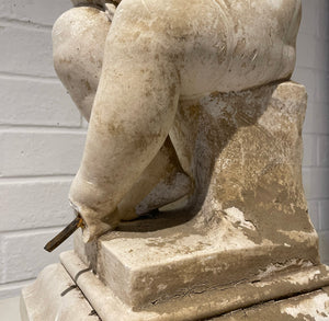 Late 19th Century French Plaster Putti