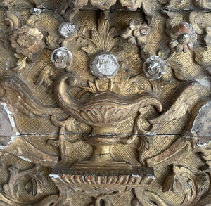 Late 18th Century French Carved Wood/Gilt Frieze
