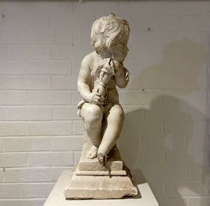 Late 19th Century French Plaster Putti