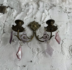 19th Century French Candle Wall Sconce