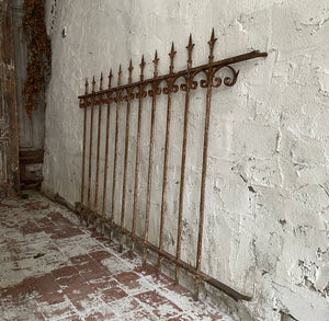 Early 19th Century French Wrought Iron Fence Panel