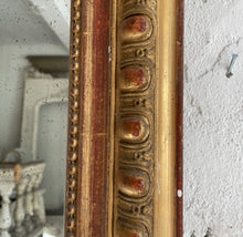 Load image into Gallery viewer, Early 19th Century French Gilt Crested Mirror