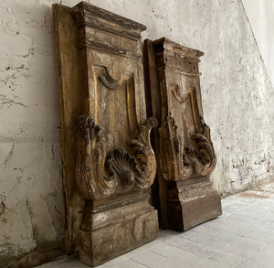 Pair Of 17th Century French Carved Chateau Boiseries