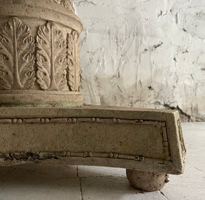 Weathered Faux Stone Decorative Table