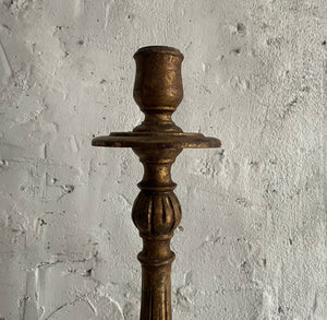 20th Century French Gilt Wood Candlestick
